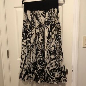 Indikka Tribal Pattern Full Circle Skirt Cotton Elastic waist. Retro